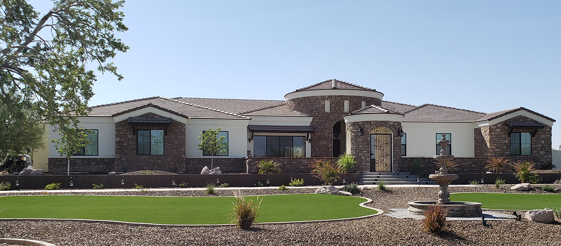 Queen Creek custom luxury home by Resurrection Builders 