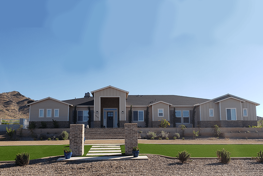 Custom luxury home in Queen Creek Arizona by Resurrection Builders