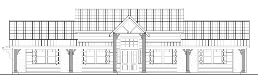 Architectural rendering of Queen Creek new custom home by Resurrection Builders